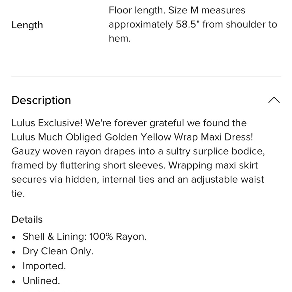 Lulu's Yellow Ruffled Wrap Maxi Dress - Picture 4 of 4